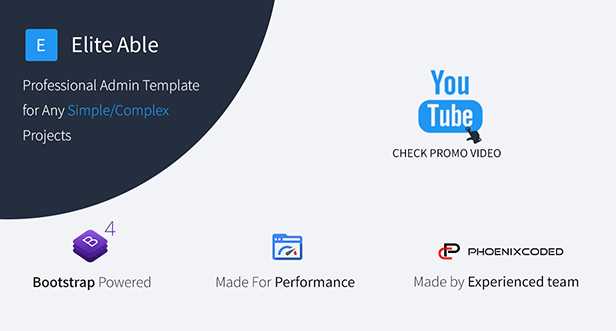 Elite Able - Bootstrap 4 Admin Template - 4